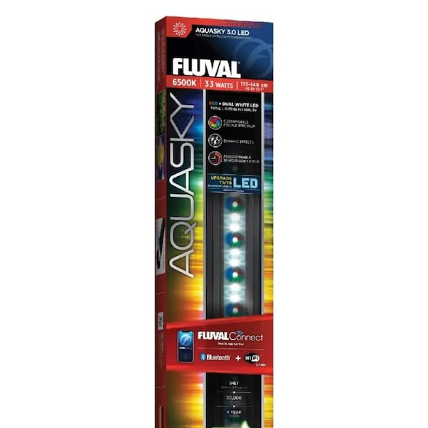 Fluval Aquasky 3.0 Led Light 33w RGBW 115-1146cm Wifi & Bluetooth