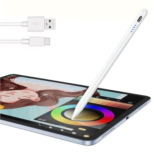 Stylus Pencil For iPad Android Phone And ISO Phone Stylus-White