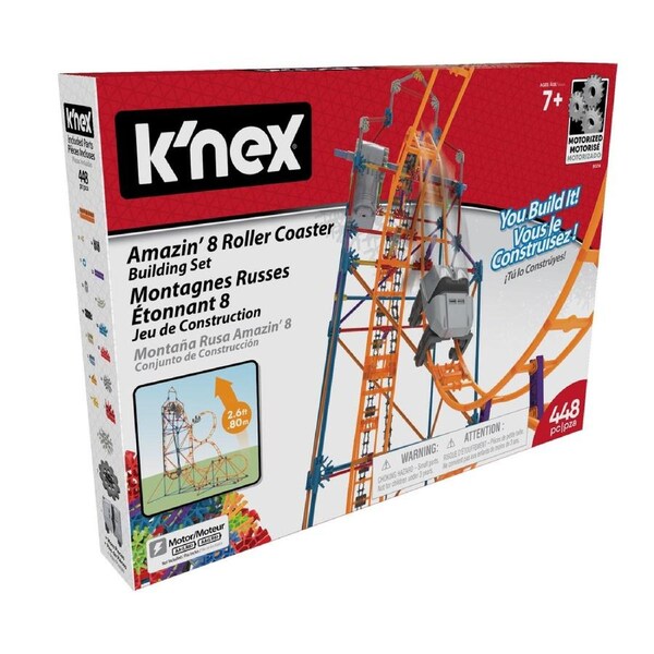 K'nex Amazin 8 Roller Coaster Building Set