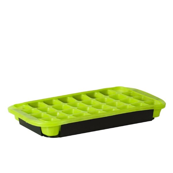 Avanti 32 Cup Silicone Ice Cube Tray with Carry Tray - Green