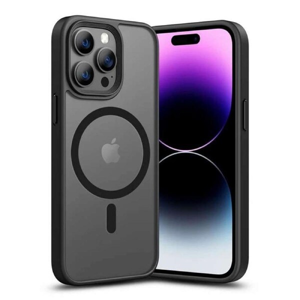 Tough On iPhone 14 Pro Matte Case With Magsafe Black