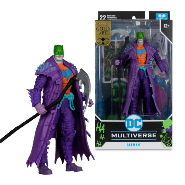 Mcfarlane Gold Label DC Multiverse Batman Jokerized Dark Nights Death Metal 7 inch Figure