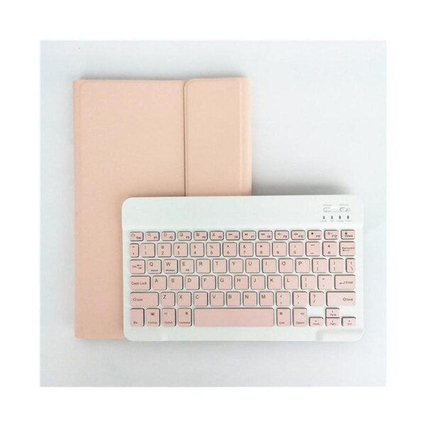 Keyboard Case with Wireless Bluetooth Keyboard for Lenovo M10 Plus/ Tab P11Pro/ P11 - Pink