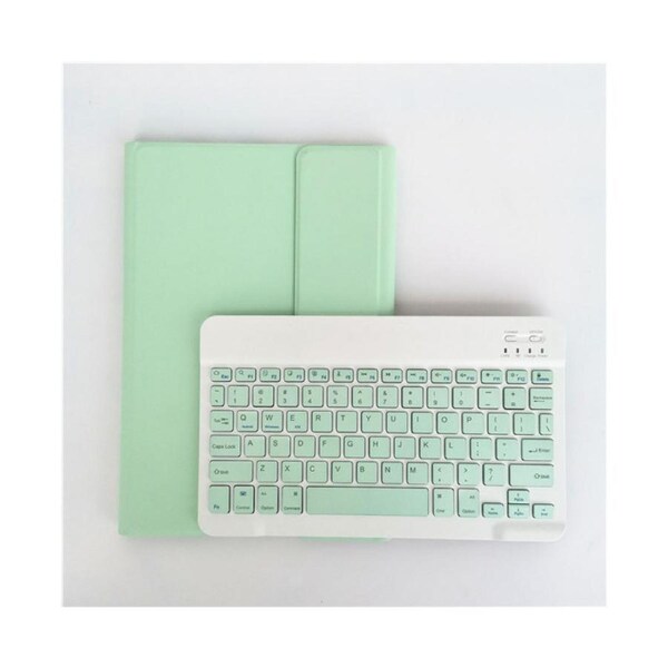 Keyboard Case with Wireless Bluetooth Keyboard for Lenovo M10 Plus/ Tab P11Pro/ P11 - Green