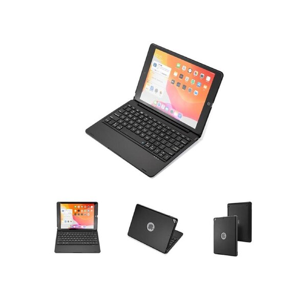 Keyboard Case with Wireless Keyboard for iPad Air 9.7/10.5 - Black