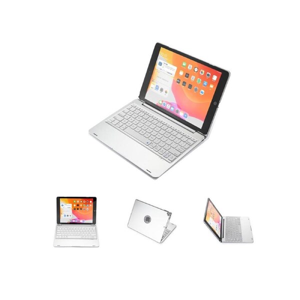 Keyboard Case with Wireless Keyboard for iPad Air 9.7/10.5 - Silver