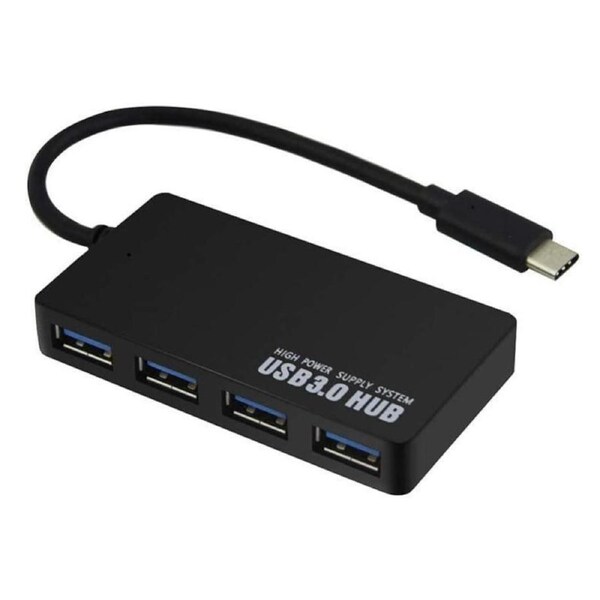 USB Type-C 3.0 4 Port Multi Extension HUB Expansion High Speed Silm
