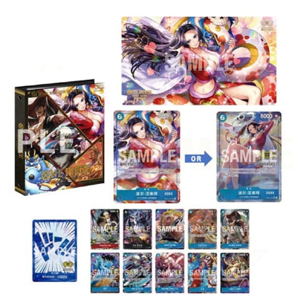 One Piece Card Game Chinese 2nd Anniversary Gift Set (Regular Art Boa Card)