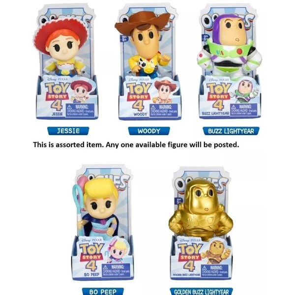 Toy Story Assorted Ooshies 2.5-inch Vinyl Figures Woody Jessie Buzz Lightyear