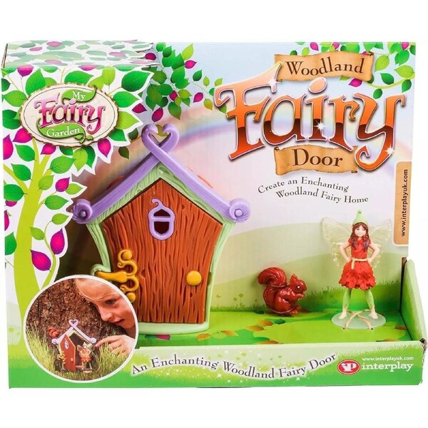 My Fairy Garden Woodland Fairy Enchanted Door Wall Brand New Toy Home House Tree