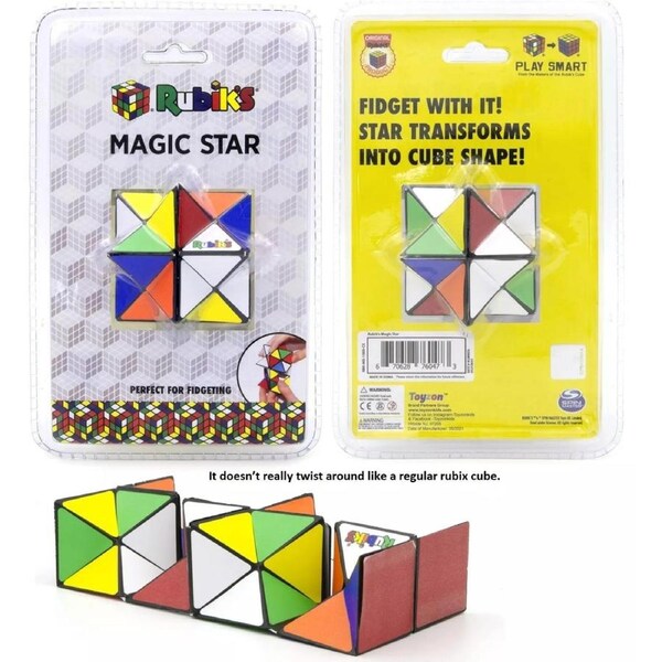 Rubiks Magic Star Classic Fidget Play Gift