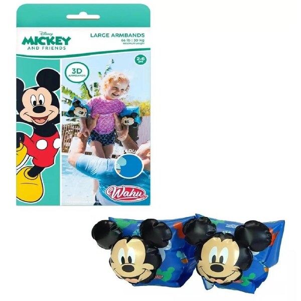 Wahu Mickey Large 2-6 Years Arm Bands Swim Play