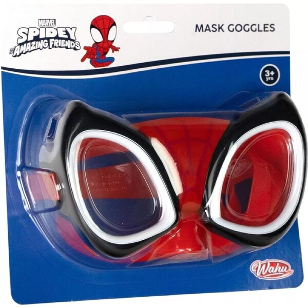 Wahu Spidey & Friends Mask Goggles Easy-Adjust Fit for Confident Swimming