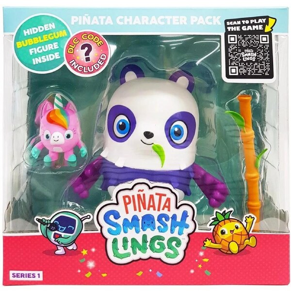 Pinata Smashlings Sana Panda Action Figure New Toy Video Game Roblox