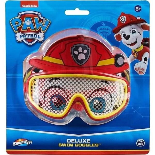 SwimWays Nickelodeon Paw Patrol Character Mask Kids Deluxe Swim Goggles