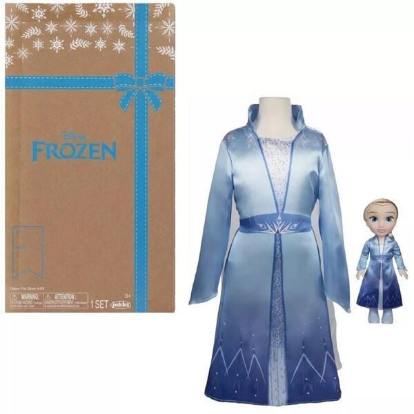 Frozen 2 My Friend Elsa Doll with Child Size Dress Gift Set Ages 3+ New Toy Play