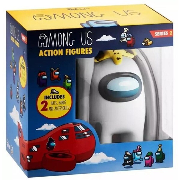 Among Us 17 CM Grey Action Figure Single Pack with Accessories New Toy Play Game Gift