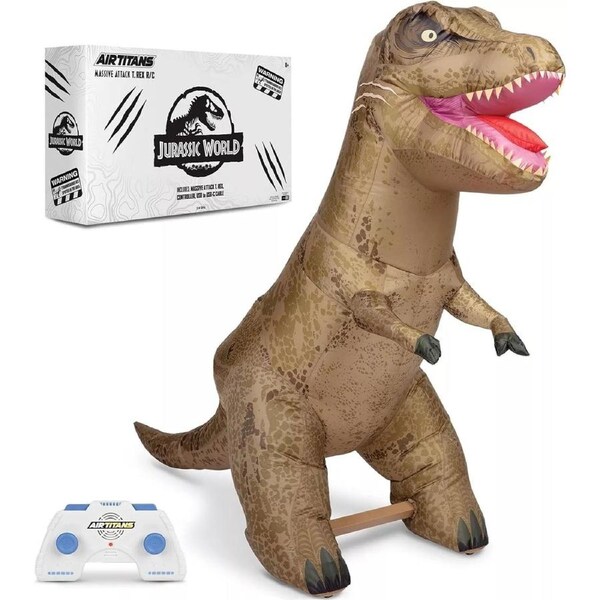 Jurassic World Massive Attack Inflatable T-Rex RC Over 6 Feet Long Dinosaur Play