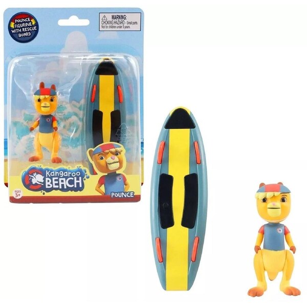 Kangaroo Beach Pounce Cadets With Rescue Board Ages 3+ New Toy Play Gift