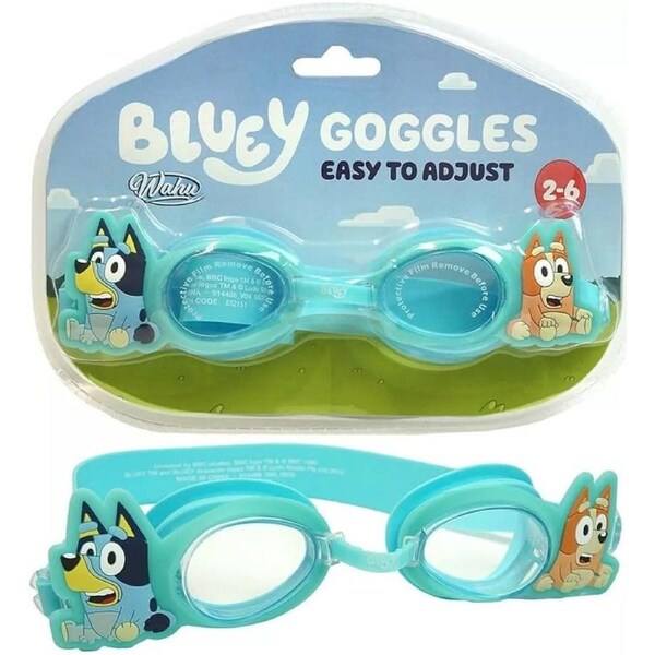 Wahu Bluey Swim Goggles New