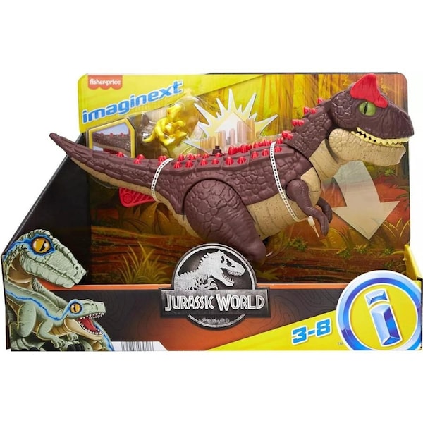 Fisher-Price Imaginext Jurassic World Carnotaurus Interactive Dinosaur Raptor
