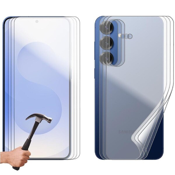 3 Set Tempered Glass Screen Protector for Samsung Galaxy S25+ PLUS Front and Back Film Guard