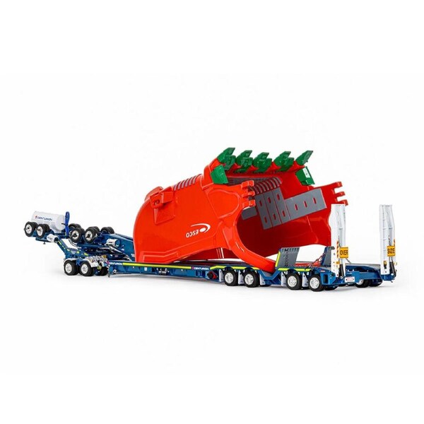 Drake 1:50 Scale Centurion 4x8 Low Loader Bucket Trailer And Bucket Model