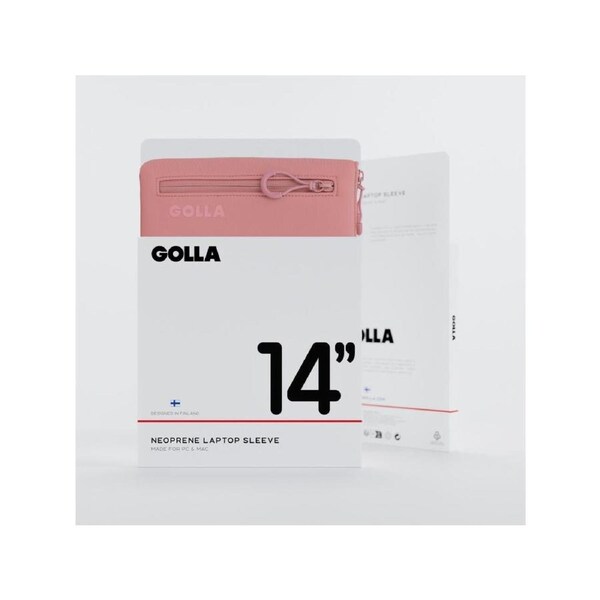 GOLLA Metro Laptop Sleeve - Neoprene 14" - Dirty - Pink