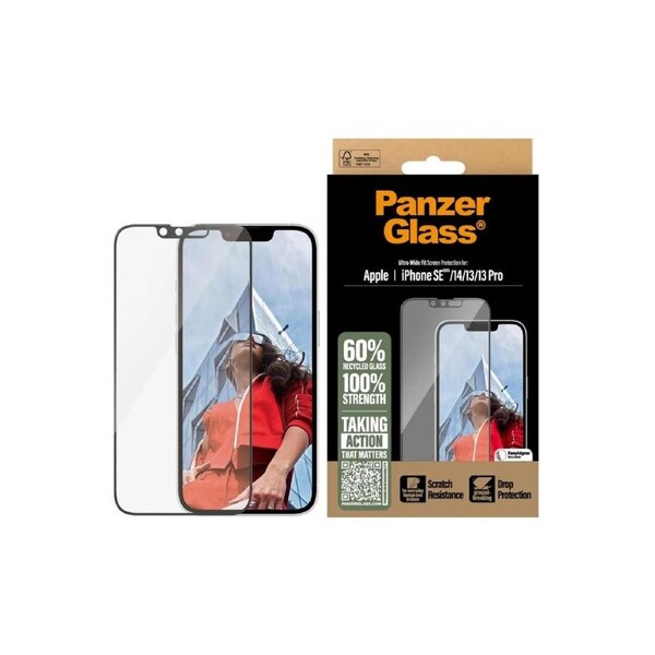 PanzerGlass Ultra Wide Fit SP - iPhone 13/13Pro/14/16e