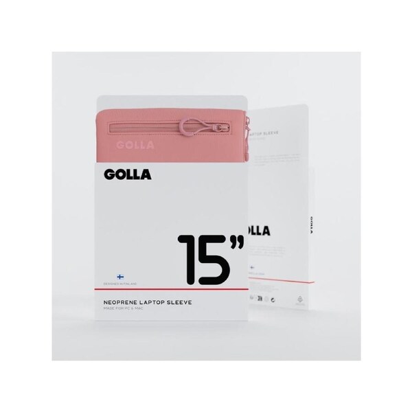 GOLLA Metro Laptop Sleeve - Neoprene 15" - Dirty - Pink