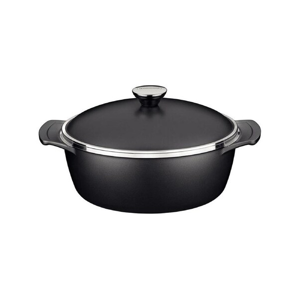Tramontina Lyon Casserole 24cm 3.7L - Black