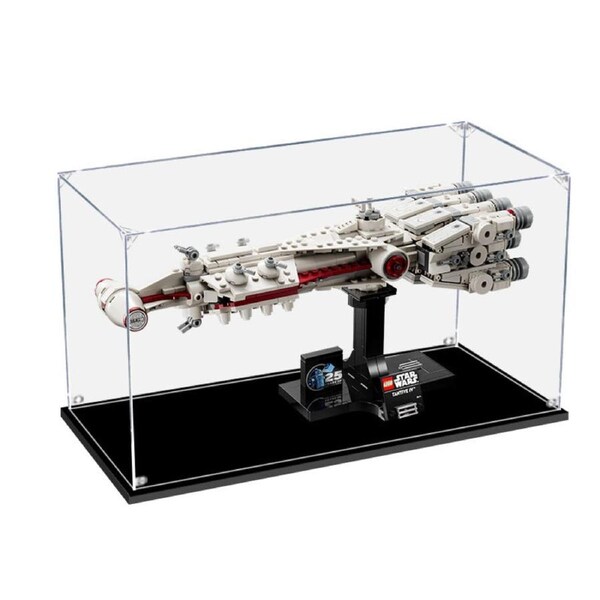 Acrylic Display Case for LEGO 75376 Star Wars Tantive IV Figure Storage Box Dust Proof Glue Free