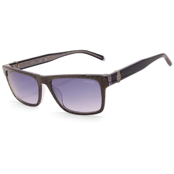 Guess Shiny Blue/Blue Gradient Unisex Designer Sunglasses GU00074 92W