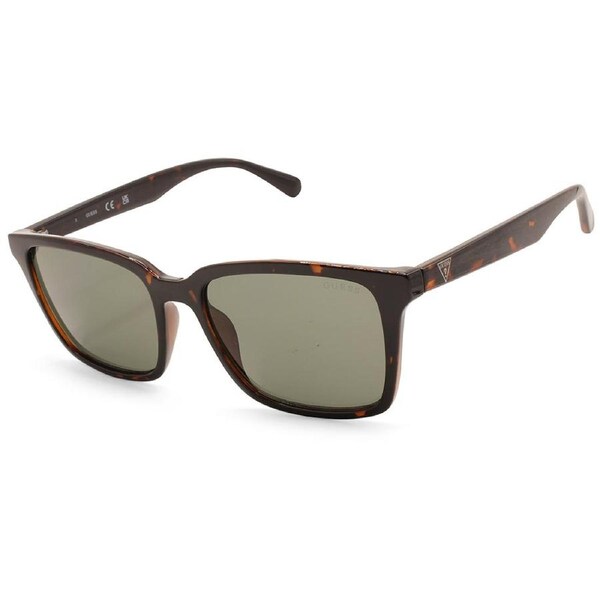 Guess Factory Matte Dark Havana/Green Unisex Fashion Sunglasses GF5097 52N