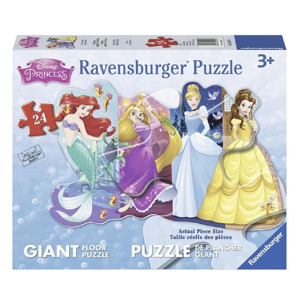 24pc Ravensburger Disney Pretty Princesses Jigsaw Puzzle Kids Game 49x36cm 3y+