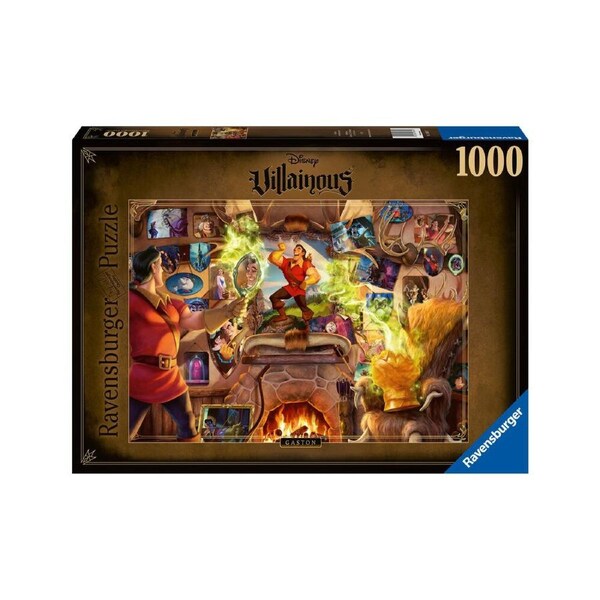 1000pc Ravensburger Villainous Gaston Jigsaw Puzzle Kids Game 70x50cm 14y+