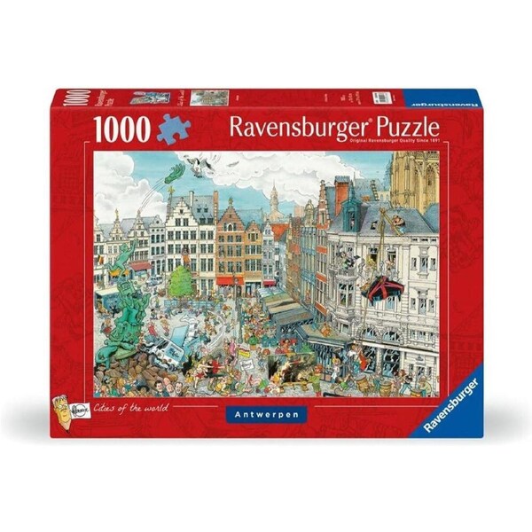 1000pc Ravensburger Fleroux Antwerp Jigsaw Puzzle Kids Game 70x50cm 14y+