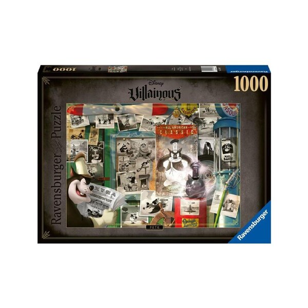 1000pc Ravensburger Villainous Pete Jigsaw Puzzle Kids Game 70x50cm 14y+