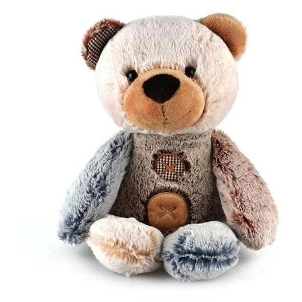 Korimco Patches Bear Brown 38cm Plush