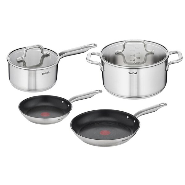 Tefal Virtuoso 4 Piece Set Induction Stainless Steel