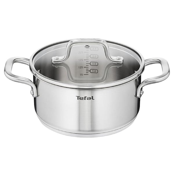 Tefal Virtuoso 20cm/3.0L Stewpot Induction Stainless Steel With Lid