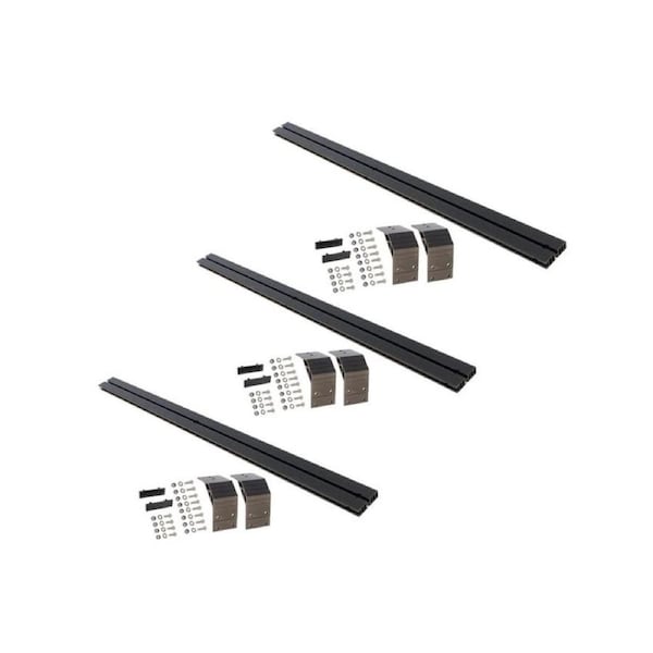 3x Adventure Kings Alloy Cross Bars for Grand Tourer Roof Top Tent Heavy duty