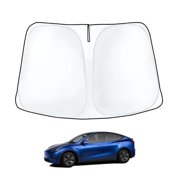 Windshield Sun Shade For Tesla Model Y 2022-2024