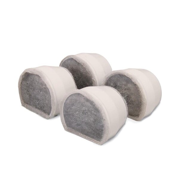 4 Packs PurePro Replacement Charcoal Filters for PetSafe Drinkwell Avalon/Pagoda/Sedona/PAC19-14088 Pet Water Fountain