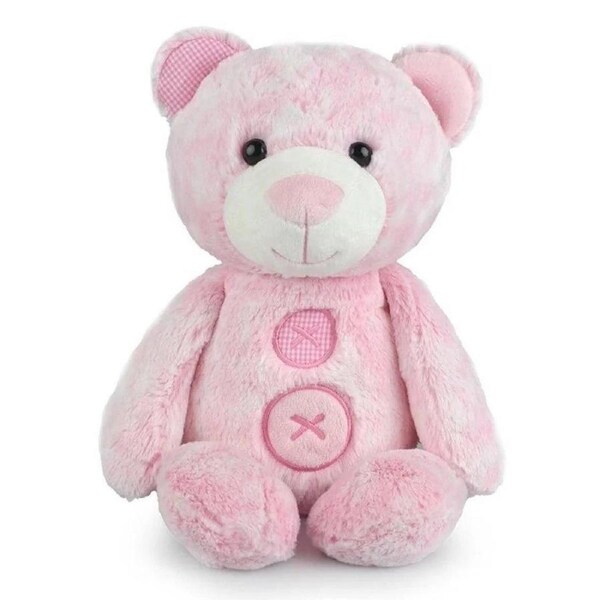 Korimco Patches Bear Pink 38cm Plush