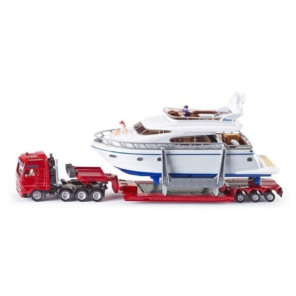 Siku Super Heavy Haulage Transporter with Yacht 1:87 Scale