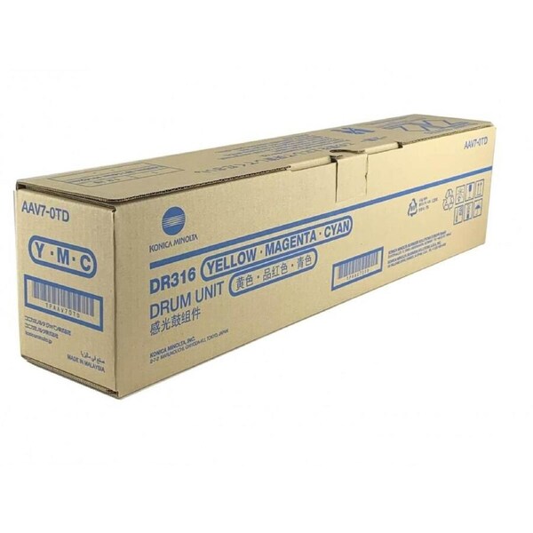 Genuine Konica Minolta DR316 Colour Drum Unit AAV7-0TD Bizhub C250i/C300i/C360i