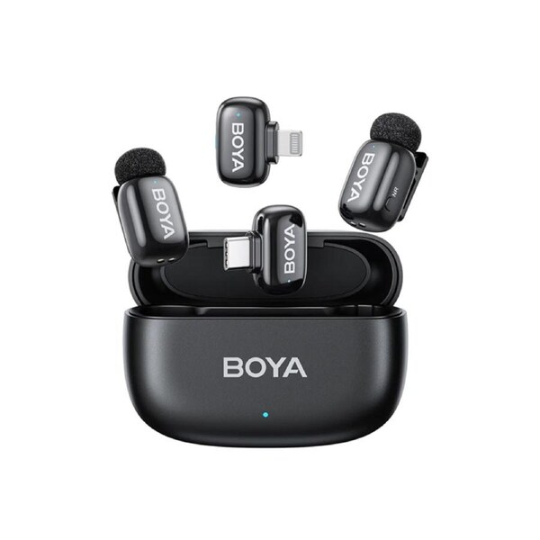 Boya Mini 12 Wireless Microphone Type-C & Lightning - Black