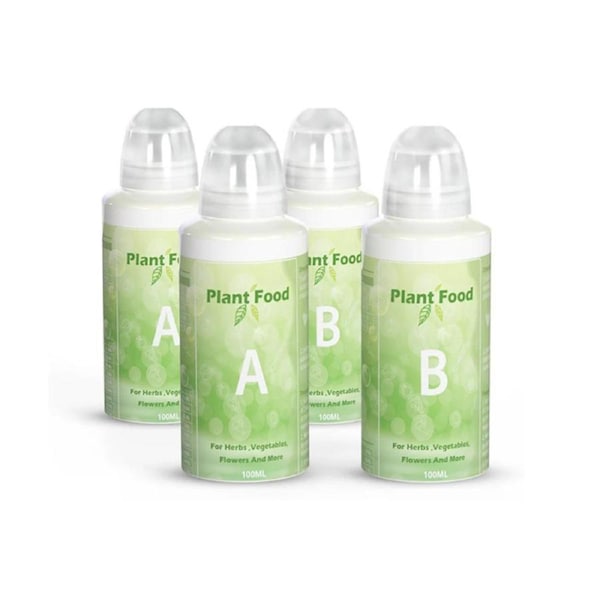 LetPot Plant Food A & B Hydroponics Nutrients (4 Bottles)