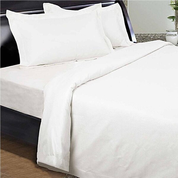 Kingtex 1350TC Egyptian Cotton Sateen Sheet Set White King